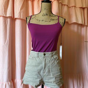 Susana Monaco thin strap tank- plum